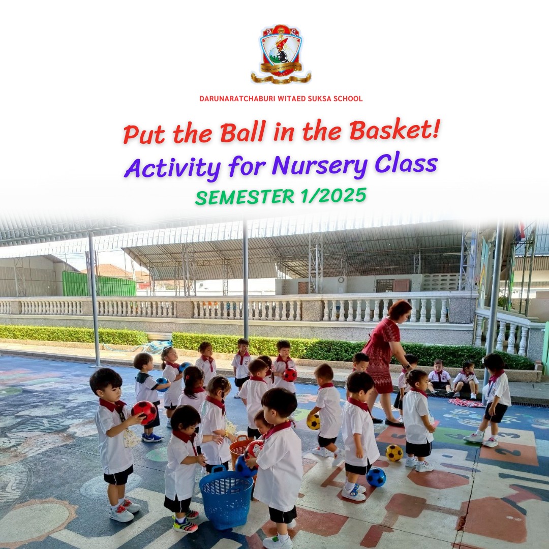 Put the Ball in the Basket!  Activities for Nursery Class (1/2025)