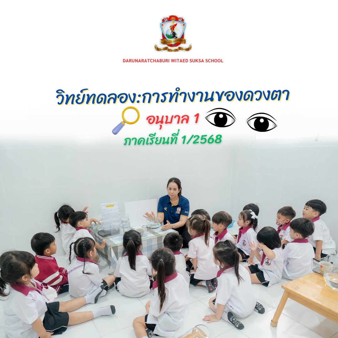 วิทย์ทดลอง: การทำงาน​ของ​ดวงตา อนุบาล​1 ภาค​เรียนที่​ 1/2568