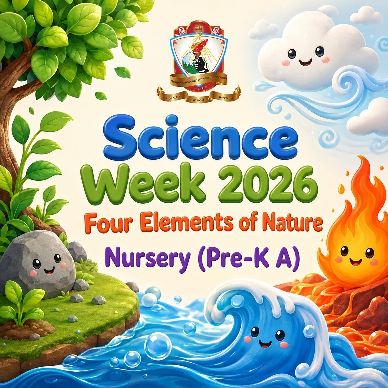 Science​ Week 2026: Four Elements of Nature - Nursery​ (Pre-K A)