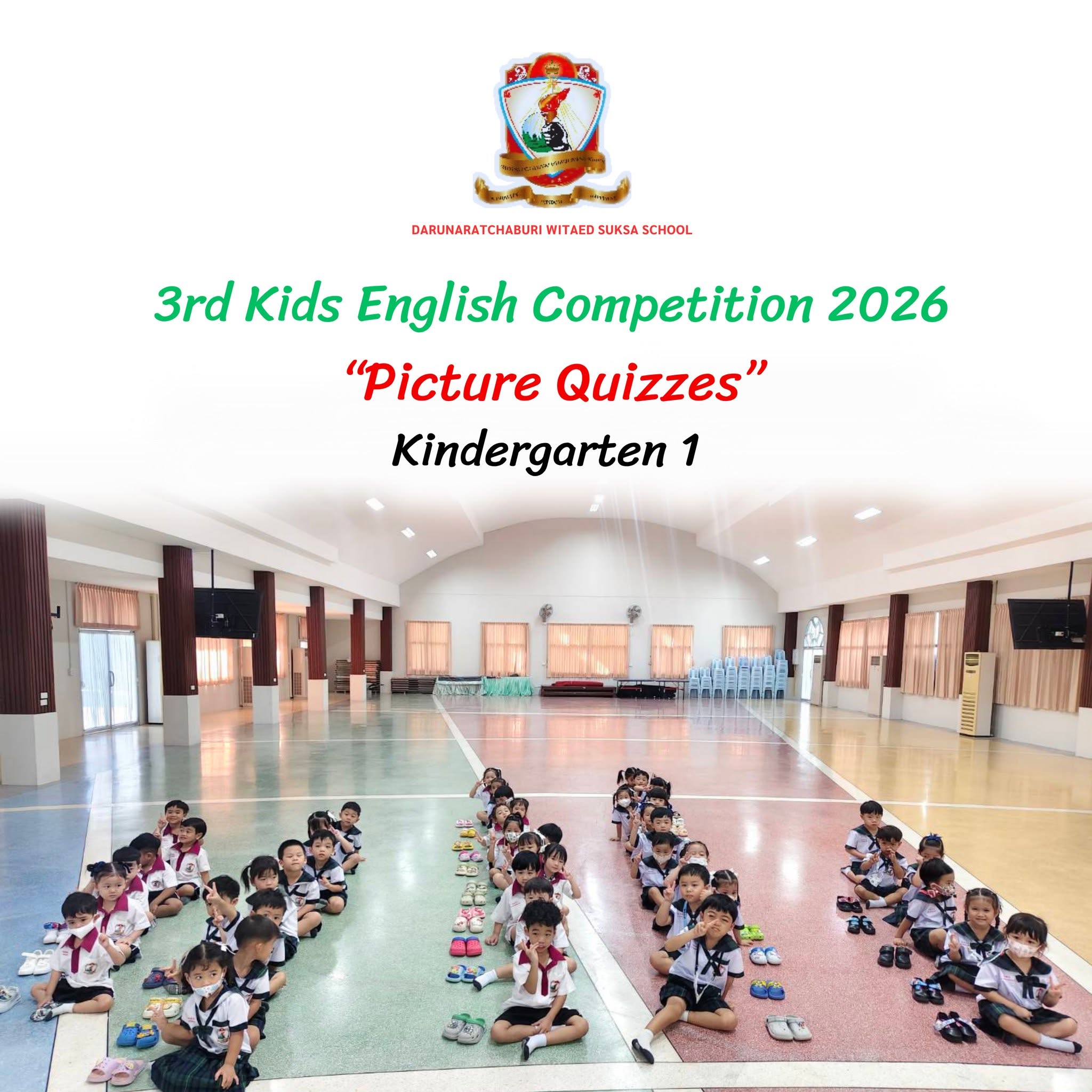 KG.1 English​ Competition​ 2026: Picture​ Quizzes​