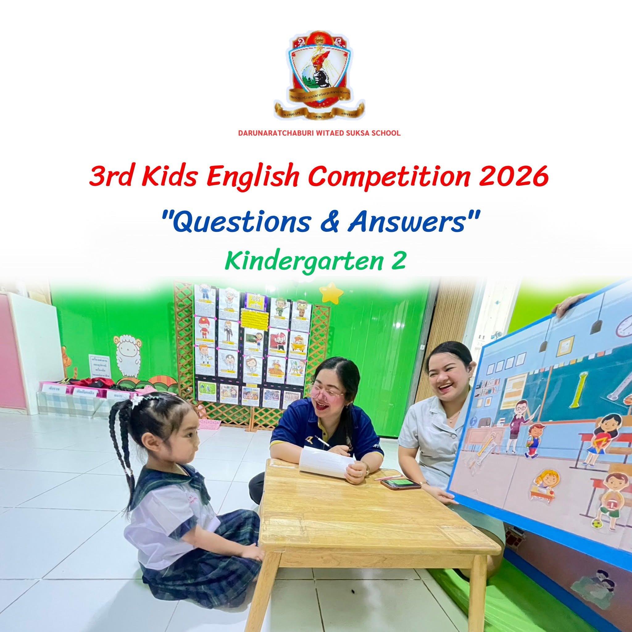 KG.2 English​ Competition​ 2026: Questions​ &​ Answers​