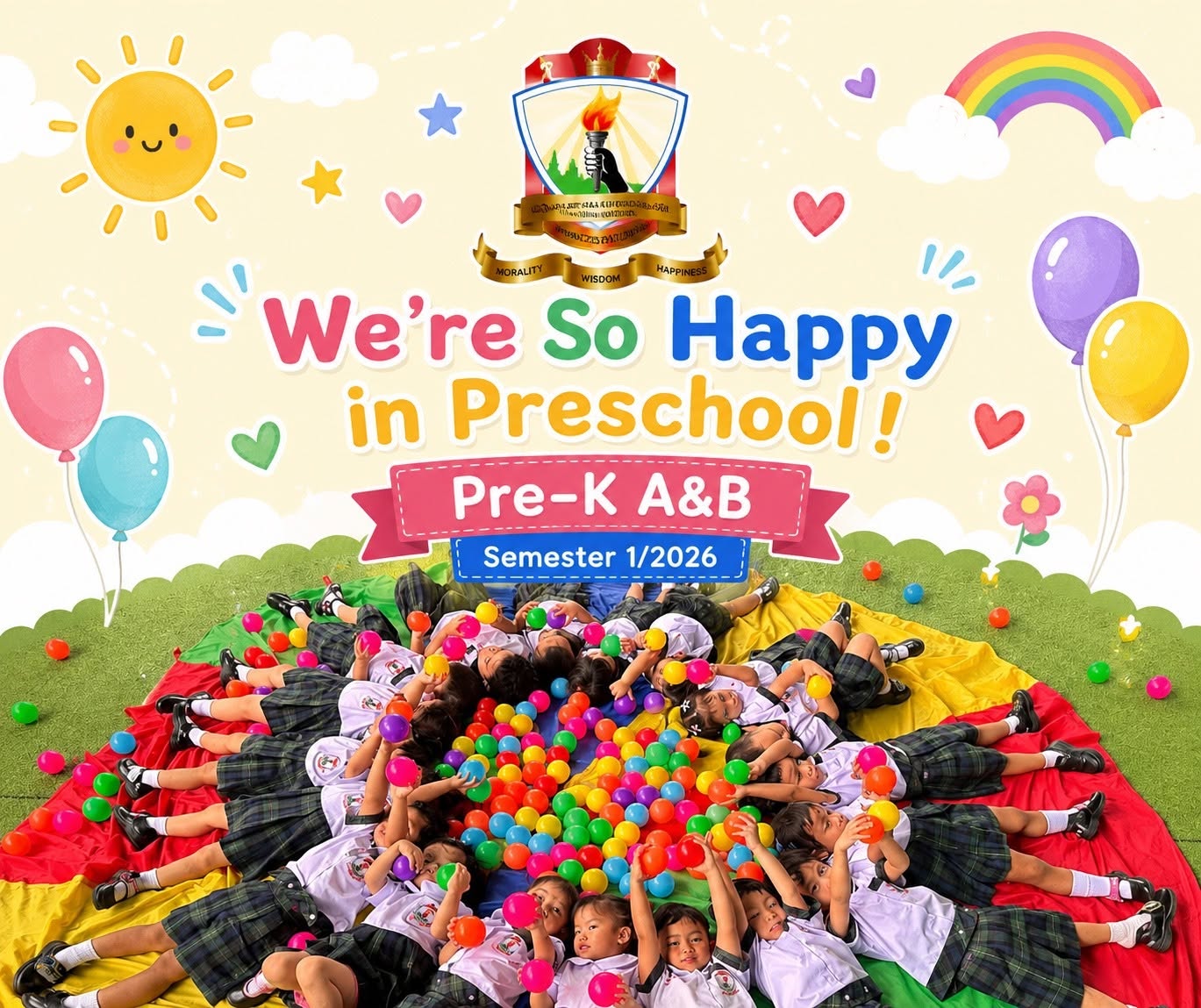 We're So Happy in Preschool - Pre-K A&B